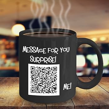 Custom QR Code Mug – Upload a Voice Note or Song